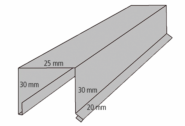 Sternkapsel m. drypnæse Længde 2500 mm