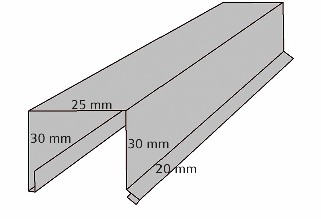 Sternkapsel m/drypnæse Længde 2500 mm